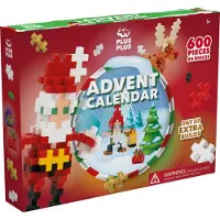 Plus plus PLUS-PLUS Adventskalender Weihnachtsdorf