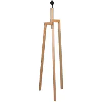 Steinhauer Stehleuchte Sabi 1-flammig Buchenholz 40x40cm