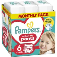 Pampers Pants Dreng/Pige 6 132 stk