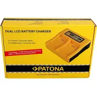 PATONA Dual LCD USB Ladegerät für Sony NP-FM50