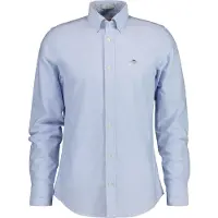 Gant für Herren. 3230115 Slim Fit Stretch Oxford Hemd blau (M), Lässig, Baumwolle, Klassisch, Langarm