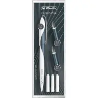 Herlitz 11360286, Schwarz, Weiß