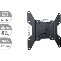 VivoLink VLMW1337, 33 cm (13"), 94 cm (37"), 35 kg, 50 x 50 mm, 200 x 200 mm, Schwarz
