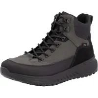 Rieker Herren Schnürstiefel grau/schwarz, Herren:40 EU