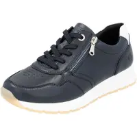Remonte Damen Sneaker herausnehmbarer Einlage Reißverschluss Light TR D2G01, Größe:40 EU, Farbe:Blau