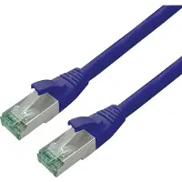 Roline RM Patchkabel Cat.6A S/FTP (PiMF), blau, 1,5 m