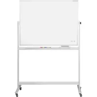 MAGNETOPLAN Whiteboard, mobil, emailliert, H 1000 x B 2000 mm