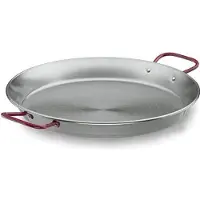 Lacor 63656 Bratpfanne, 55 cm max. Durchmesser, Edelstahl, Induktionsherd-geeignet
