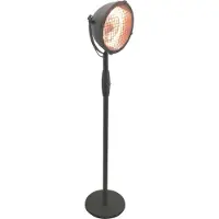 Lacor Elektroheizungsfuß, Metall, Schwarz, kompakt