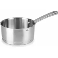 Lacor Foodie 45218 Kasserolle, Edelstahl, 18 cm Durchmesser, Induktionsherd-geeignet