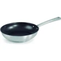 Lacor Foodie 45320 Bratpfanne, 20 cm max. Durchmesser, Edelstahl, Induktionsherd-geeignet, Antihaftbeschichtung