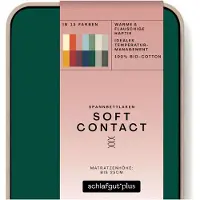 Schlafgut Spannbettlaken "Soft Contact", 100% Bio Baumwolle
