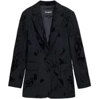 Desigual Sakko Flockarty 25WWEW19 Schwarz Regular Fit