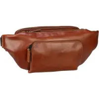 Leonhard heyden Leder Gürteltasche Umhängetasche Porto Crossbag Brown braun