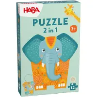HABA Sales Gmbh & Co.KG Puzzle 2in1 Elefant