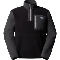 The North Face - Fleecejacke mit halbem Reißverschluss – Herren – Yumiori 1/4 Zip - M Yumiori 1/4 Zip TNF Black Asphalt Grey Monument Grey