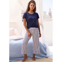 s.Oliver Pyjamaoberteil mit Frontdruck