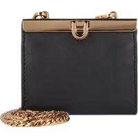Fossil Geldbörse Umhängetasche Penrose Wallet Crossbody Black schwarz