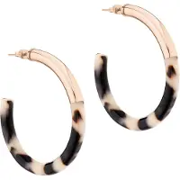 Liebeskind berlin Ohrringe - Edelstahl Acetat Statement - Gr. unisize - in Gold - für Damen