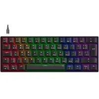 Speedlink ATMOS RGB Rainbow Mechanical 60% Gaming Keyboard with brown switches, black - DE layout