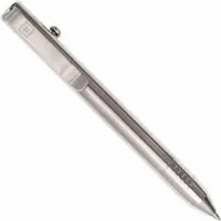 Big Idea Design Base Line Bolt Action Pen BS-BA-RW Raw Titanium, EDC Stift