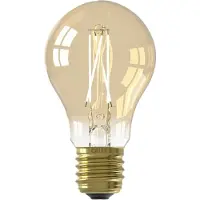Calex LED-Vollglas-Filament-Standardlampe 220-240V 7,5W 806lm E27 A60 Gold 2100K Dimmbar