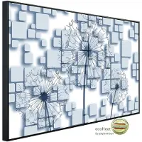 Papermoon Infrarotheizung »EcoHeat - Muster mit Pusteblume «, Matt-Effekt - bunt