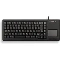 Cherry XS Touchpad G84-5500, Volle Größe (100%), Kabelgebunden, USB, Mechanischer Switch, AZERTY, Schwarz
