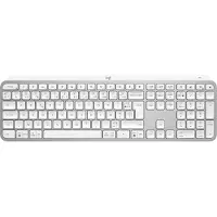 Logitech Master MX Keys S, Kabellos, Bluetooth, Scherenschalter, AZERTY, LED, Grau