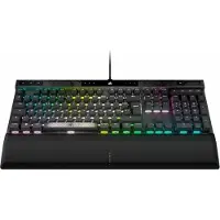 Corsair K70 MAX RGB, Kabelgebunden, USB, Optischer Schlüsselschalter, AZERTY, RGB-LED, Grau