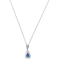 Amor Kette mit Anhänger für Damen, Sterling Silber 925, Zirkonia (synth.) Fantasie amor Silber