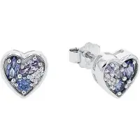 Amor Ohrstecker für Damen, Sterling Silber 925, Zirkonia (synth.) amor Silber