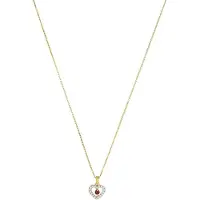 Amor Kette mit Anhänger für Damen, Gold 375, Zirkonia (synth.) Herz amor Gold