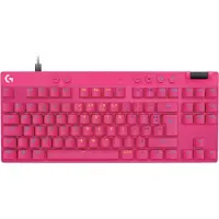 Logitech G PRO X TKL RAPID, Kabelgebunden, USB, Magnetic-mechanical key switch, AZERTY, LED, Pink