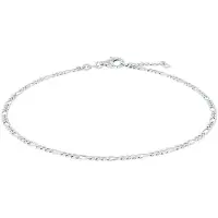 Amor Fußkette für Damen, 925 Sterling Silber amor Silber