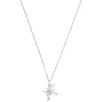 Amor Kette mit Anhänger für Damen, Sterling Silber 925 | Elfe Zirkonia (synth.) amor Silber