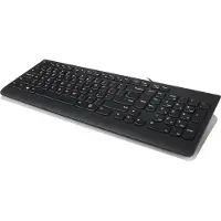 Lenovo 300, Volle Größe (100%), USB, QWERTY, Schwarz, Maus enthalten