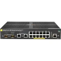 HP HPE Aruba 2930F 12G PoE+ 2G/2SFP+ - Switch - L3 - managed - 12 x 10/100/1000 (PoE+)