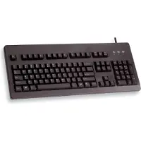 Cherry G80-3000, Volle Größe (100%), Kabelgebunden, USB, Mechanischer Switch, QWERTY, Schwarz