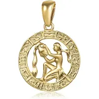 JVD Gold-plated Aquarius pendant SVLP0713XH2GOVO
