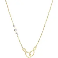 Brosway Stylish Gold Plated Infinity Ribbon Necklace BBN10