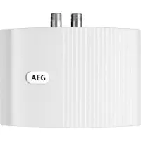 AEG Klein-Durchlauferhitzer "MTE 650 f. Handwaschbecken, 6,5 kW, o. Stecker", Festanschluss 230V, elektronisch, druckfest + drucklos