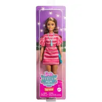 Barbie und Teresa Rezept für Freundschaft Teresa-Modepuppe mit unverkennbarem Outfit und Accessoires, Modepuppe, Weiblich, 3 Jahr(e), Mädchen, 305 mm, 97 g