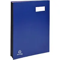 Exacompta 22180E 5x Unterschriftenmappe Direktion, 18 Fächer, 24x32cm - Farben sortiert