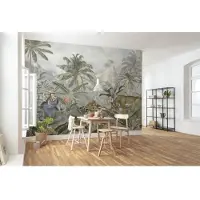 Komar Vliestapete "Digitaldruck Vlies - Lion King Mountains - Größe 300 x 280 cm" bedruckt glatt Kinderzimmer