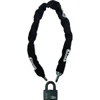 ABUS 37RK/70 + 14KS Schlosskettenkombination 37RK/70/14KS 150CM SCHW. schwarz