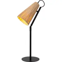Lucide Einzigartige Tischlampe Bensen Holz