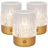 Lucide Lily LED-Akkuleuchte 3er Set-Messing