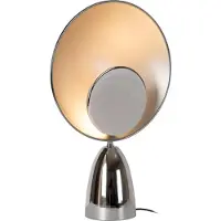 Lucide Design-Tischlampe Castamar Ø 25,5 cm Chrom
