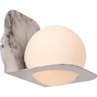 Lucide Design-Wandlampe Davy Grau, geeignet fürs Badezimmer